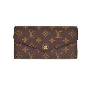 Louis Vuitton Portefeuille Wallet Sarah Brown Fuchsia Pink Long
